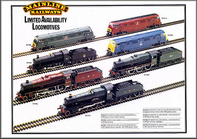 1983 railways mainline sided supplementary leaflet double